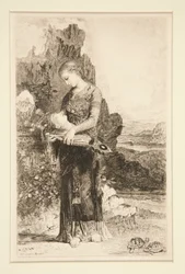 Daughter of Thrace Carrying the Head of Orpheus
