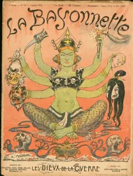 Cover of “La Baionnette”, Satirical in Colors