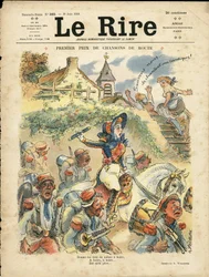 Illustration of Adolphe dit Willette (1857-1926) for the Cover of Le Lire