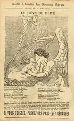 Illustration in Le Pelerin - The baby