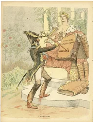 Illustration of Adolphe dit Willette in Le Rire, no. 264