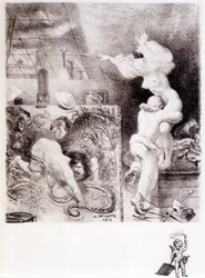 Lust - Drawing by Willette