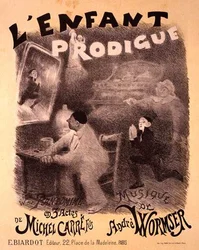 Reproduction of a poster advertising 