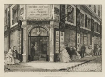 Headquarters of the Society of Etchers, 1864