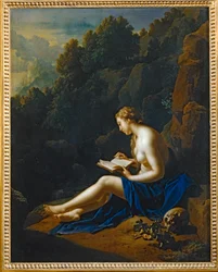 Saint Mary Magdalene Penitent, Meditating in Solitude