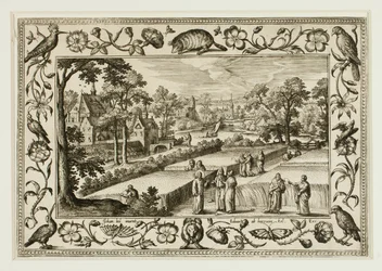 Christ and the Disciples in the Field, from Landscapes with Old and New Testament Scenes and Hunting Scenes