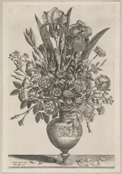 Flower Piece with Irises