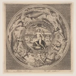 Galathea, from a Set of Designs for Plates