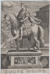 Plate 7: Equestrian Statue of Galba, in Profile to the Left, with a Beheading Scene