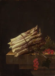 Still Life with Asparagus and Red Currants, 1696