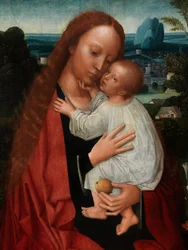 Madonna with John the Baptist and Saint Jerome (detail)