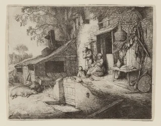 By the Cottage Door - The Spinner