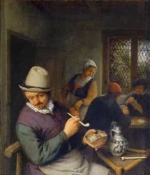 The Smoker in a Tavern