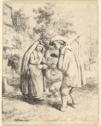 Man Talking to a Woman, 1610-85