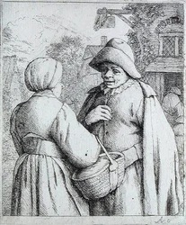 Man and Woman Conversing