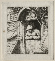 Peasant Leaning in His Doorway