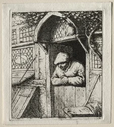 Peasant Leaning on His Doorway