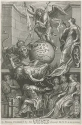 Allegorical Title Page with the Defeated Envy