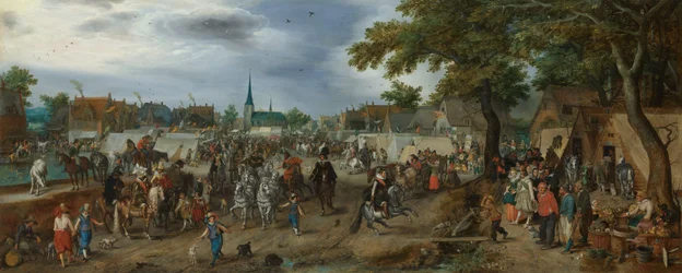 Prince Maurice and Frederick Henry at the Valkenburg Horse Fair, 1618