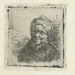 Bust of a Laughing Peasant Woman
