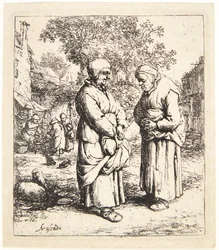 The Two Gossiping Women