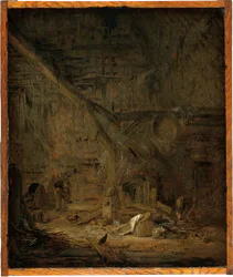 Interior of a Barn