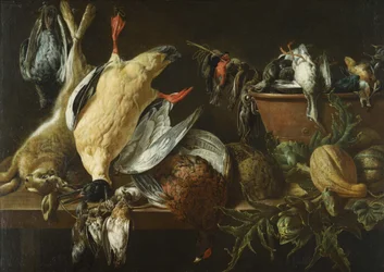 Still Life with Game and Vegetables