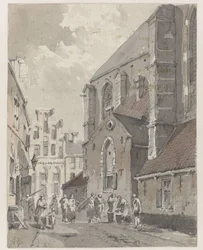 View of Amersfoort, Right Part of St. Joriskerk