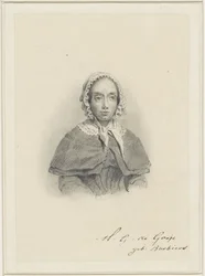 Portrait of Maria Geertruida de Goeje-Barbiers