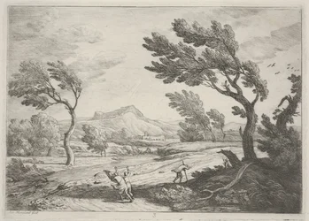 Landscape with Travelers in a High Wind