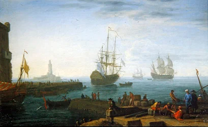 Mediterranean Harbour Scene
