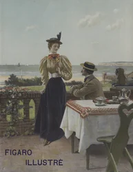 At Villers-sur-Mer (Cover of Le Figaro Illustre, July 1897)