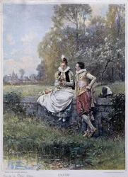 The Confession - by A Moreau, Beginning of the 20th Century