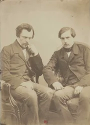 The Goncourt Brothers, ca 1855