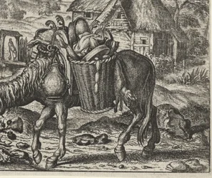 Fable of the Donkey Laden with Delicacies