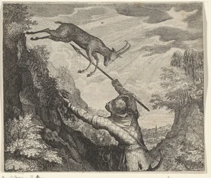 Fable of the Chamois and the Hunter