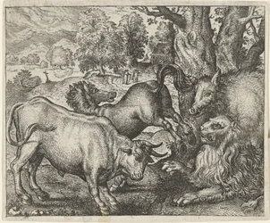 Fable of the Old Lion