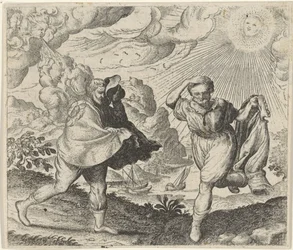 Fable of the Wind, the Sun, and the Travelers