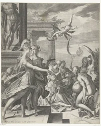 Minerva Accompanies Painting to Her Place Among the Sciences