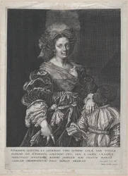 Laura Dianti with a Black Page, 1600-1627.