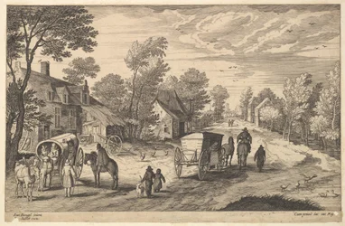 Path Through a Village