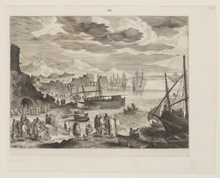Seashore with Fisherman and Fishmongers