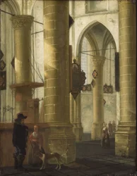 Interior of the Grote Kerk, Dordrecht