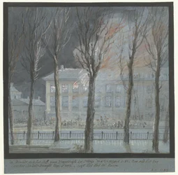 The Fire in the House of the French Ambassador in The Hague, March 27, 1782