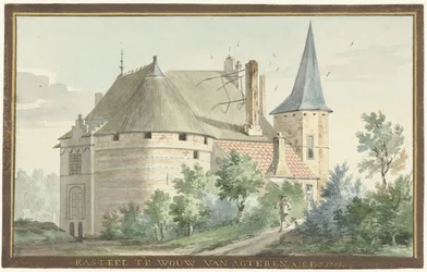 The Castle at Wouw (title on object)