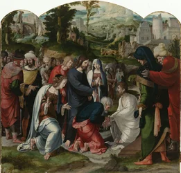 The Raising of Lazarus (centre panel of the triptych), c.1530