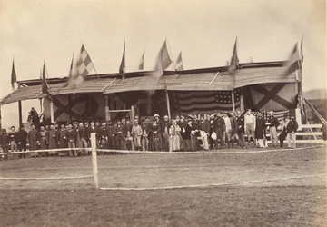 The Grand Stand, Foochow Fuzhou, ca. 1869