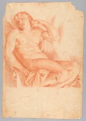 Slave from Hero and Leander in the Galleria Farnese, after Annibale Carraci