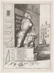 Statue of Pasquin in the House of Cardinal Ursino