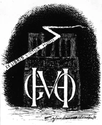 Ex-libris of Victor Hugo